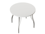 Стол обеденный круглый TLC-2.2 (ОС-12) White In 2S 742*900*900