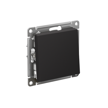 Выключатель 1-кл. СП AtlasDesign 10А IP20 (сх. 1) 10AX с самовозвратом механизм карбон SE ATN001015