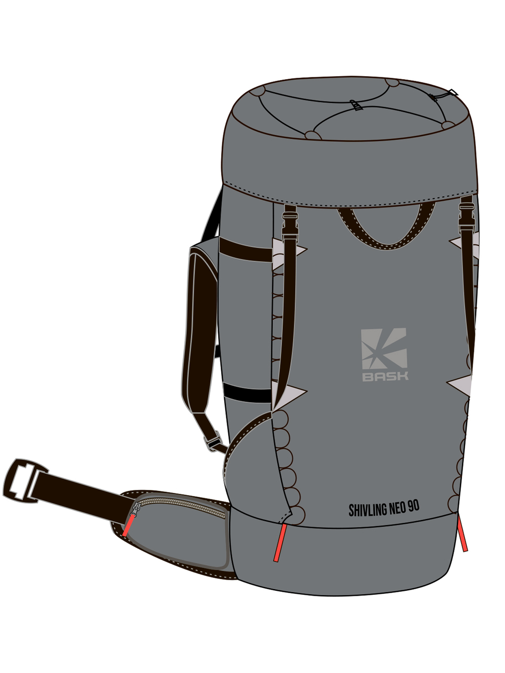 РЮКЗАК BASK SHIVLING NEO 90