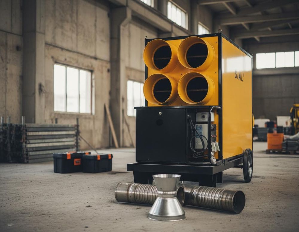 Теплогенератор дизельный SIAL IY135W - [135 кВт / 220V] промышленный тип
