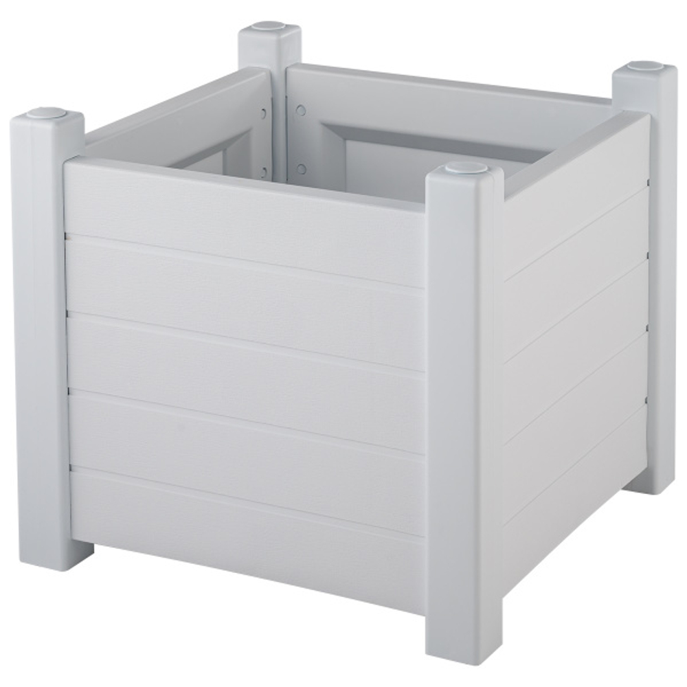 Кашпо Прованс арт.3731-МТ001 квадратное (белое)