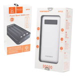 Портативный аккумулятор DENMEN DP22 30000 mAh (белый)