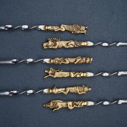 Подарочный набор шампуров "Лесная фауна"