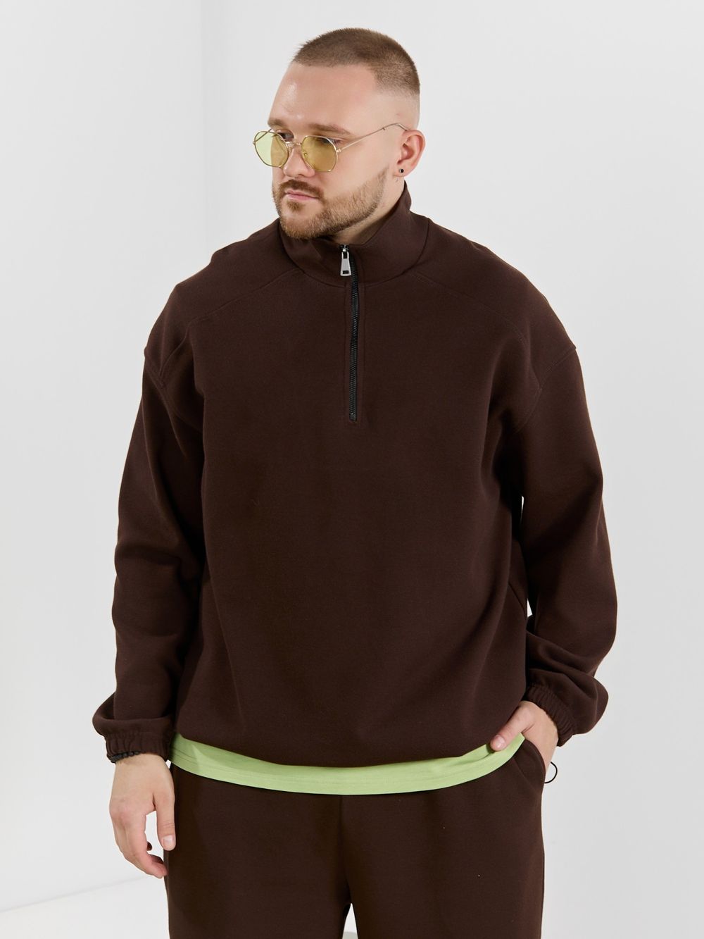 Толстовка мужская Интер-1 Виотекс КОРИЧНЕВЫЙ