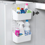 Контейнер-органайзер Универсальный подвесной с регулируемыми ячейками бел