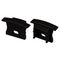 Заглушка Arlight 2 шт. LINE-2315-F с отверстием BLACK 044280