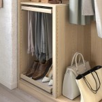 Разделитель для каркасов - IKEA KOMPLEMENT/КОМПЛИМЕНТ ИКЕА, 75х100x58 см, под беленый дуб