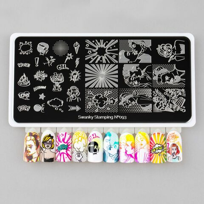 Swanky Stamping Пластина для стемпинга 093