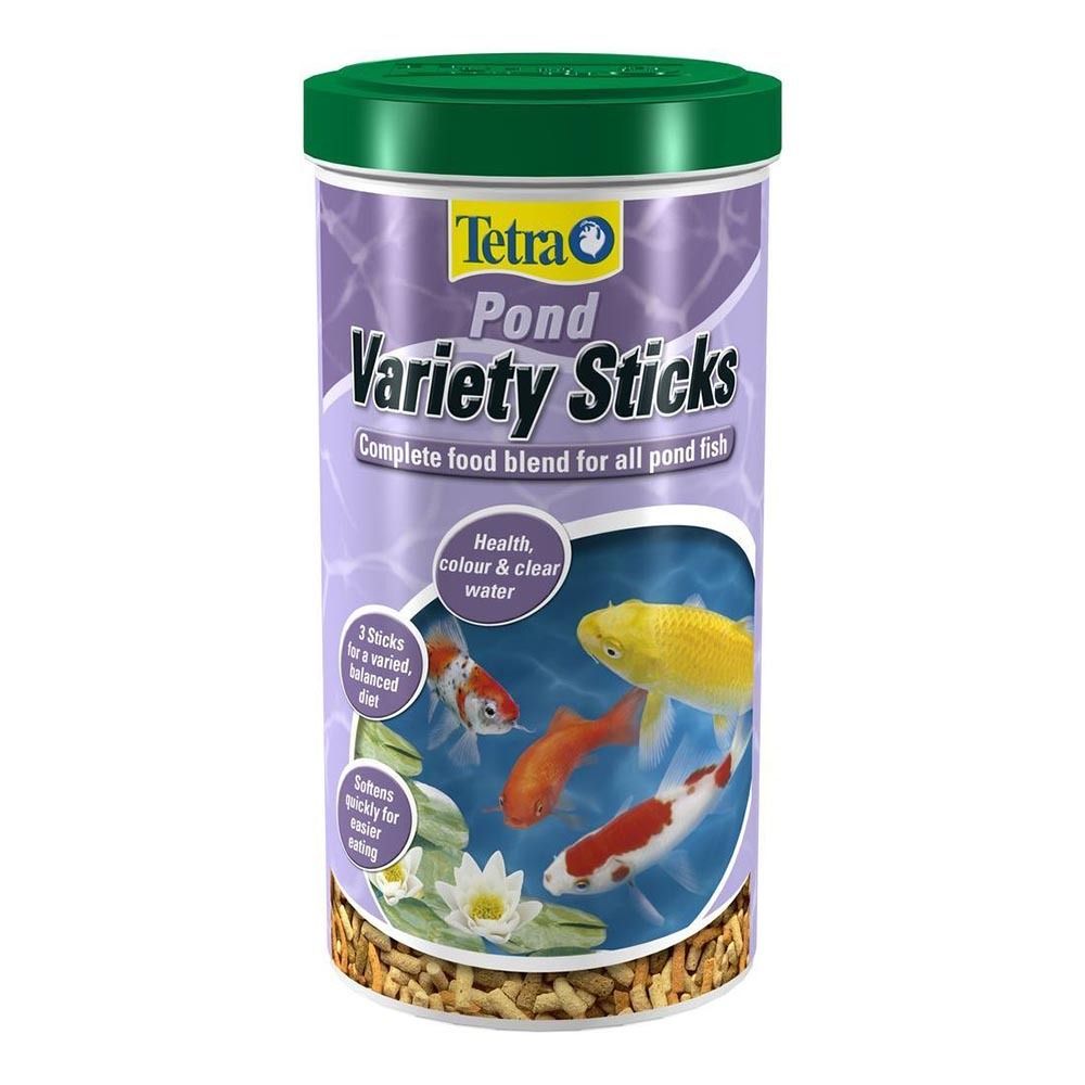 Tetra Pond Variety Sticks 1 л - корм для прудовых рыб (смесь палочки)
