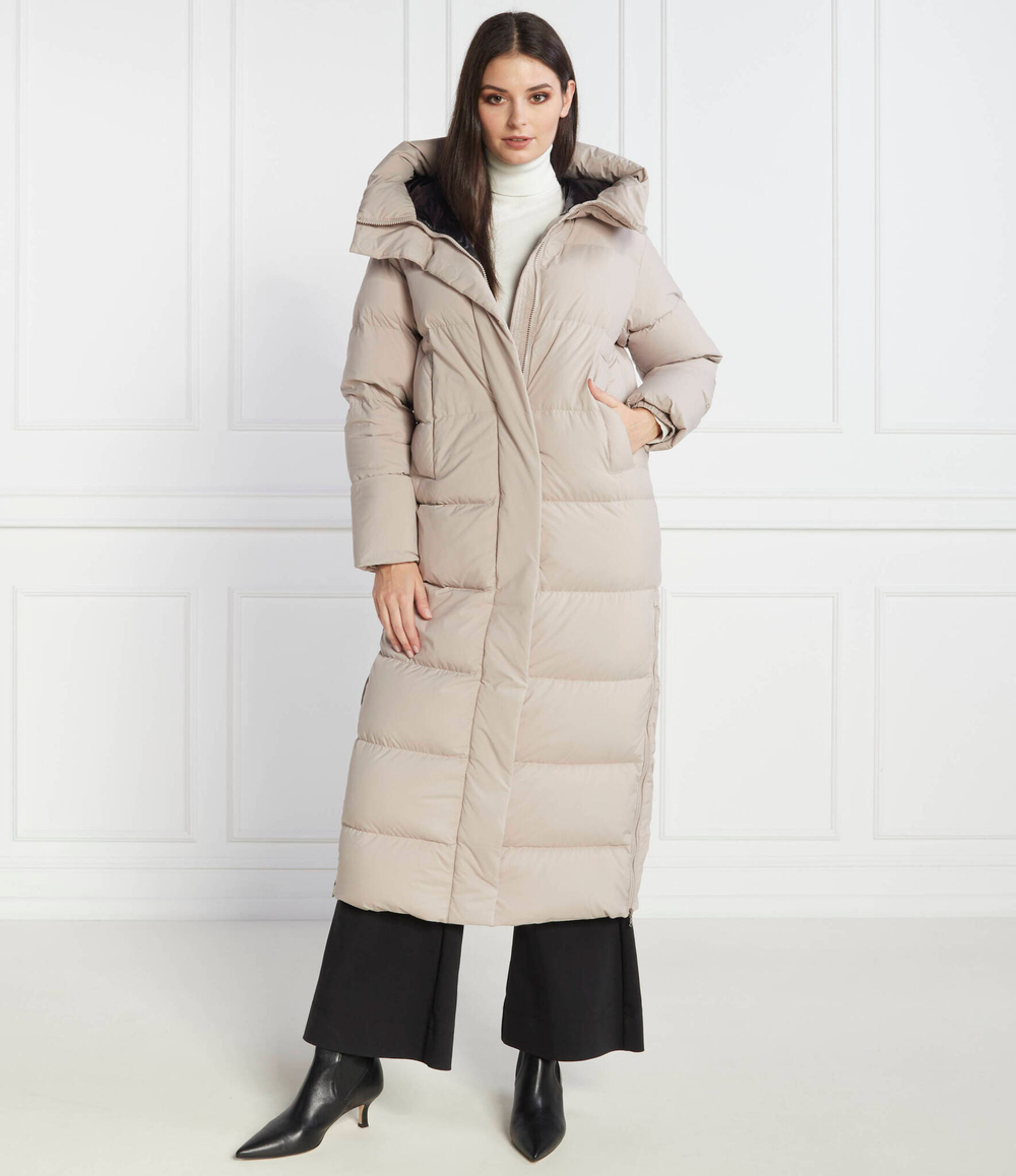 Пуховое пальто HELENA Hetrego - бежевый(8K694)