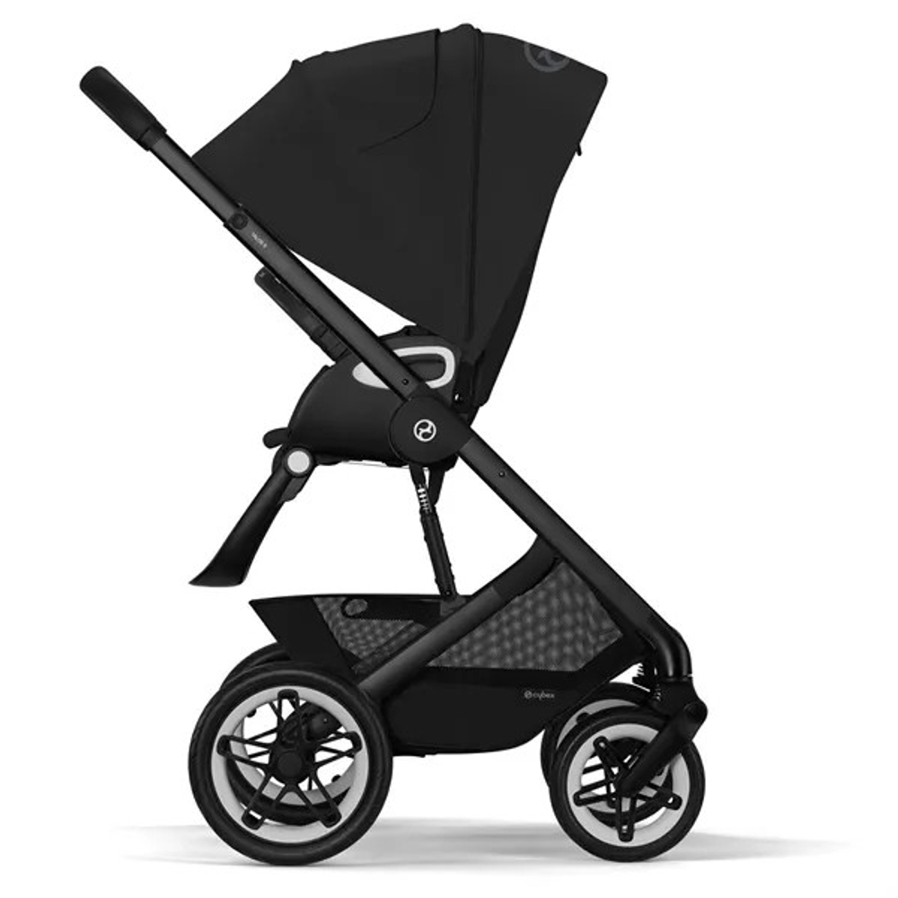 Прогулочная коляска Cybex Talos S Lux BLK Moon Black с дождевиком