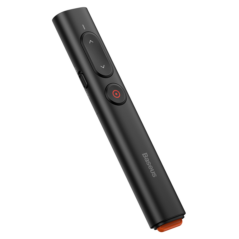 Беспроводной презентер с лазерной указкой Baseus Orange Dot PPT Wireless Presenter (Youth) - Black