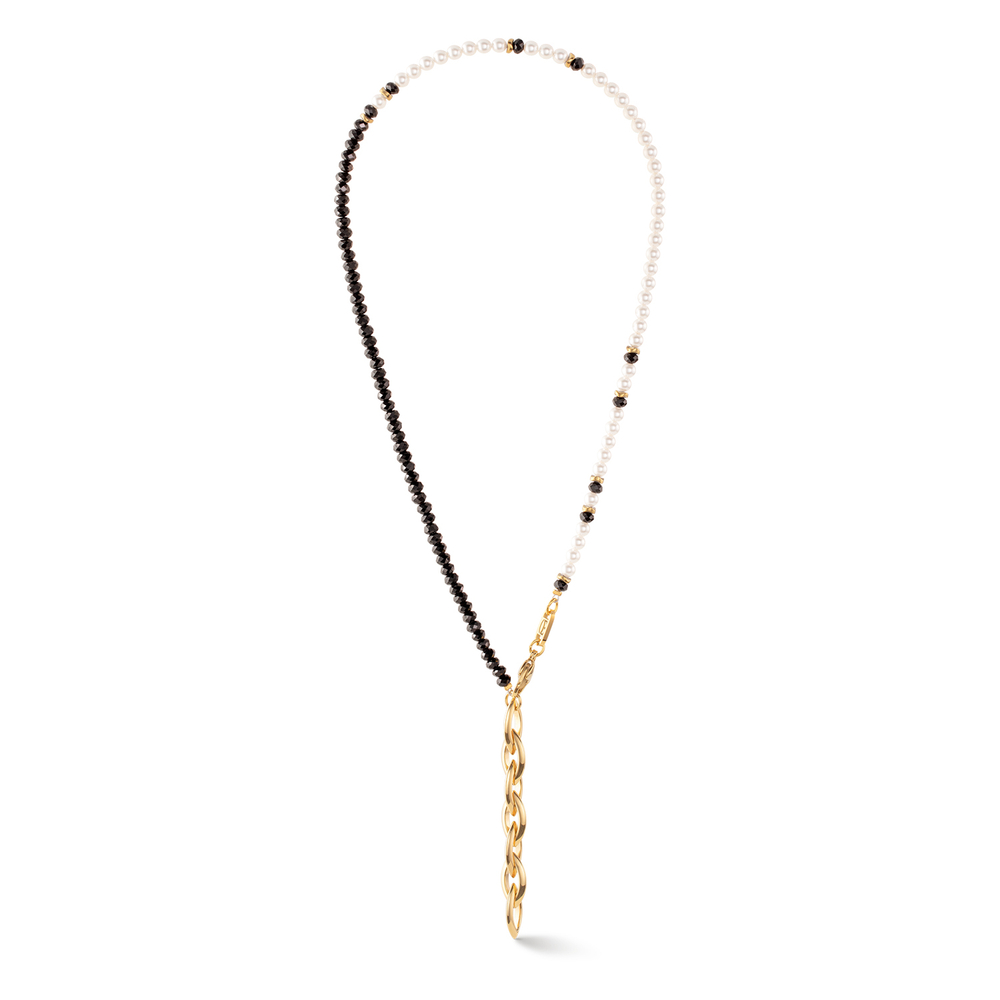 Колье Coeur de Lion Black-White 4311/10-1314