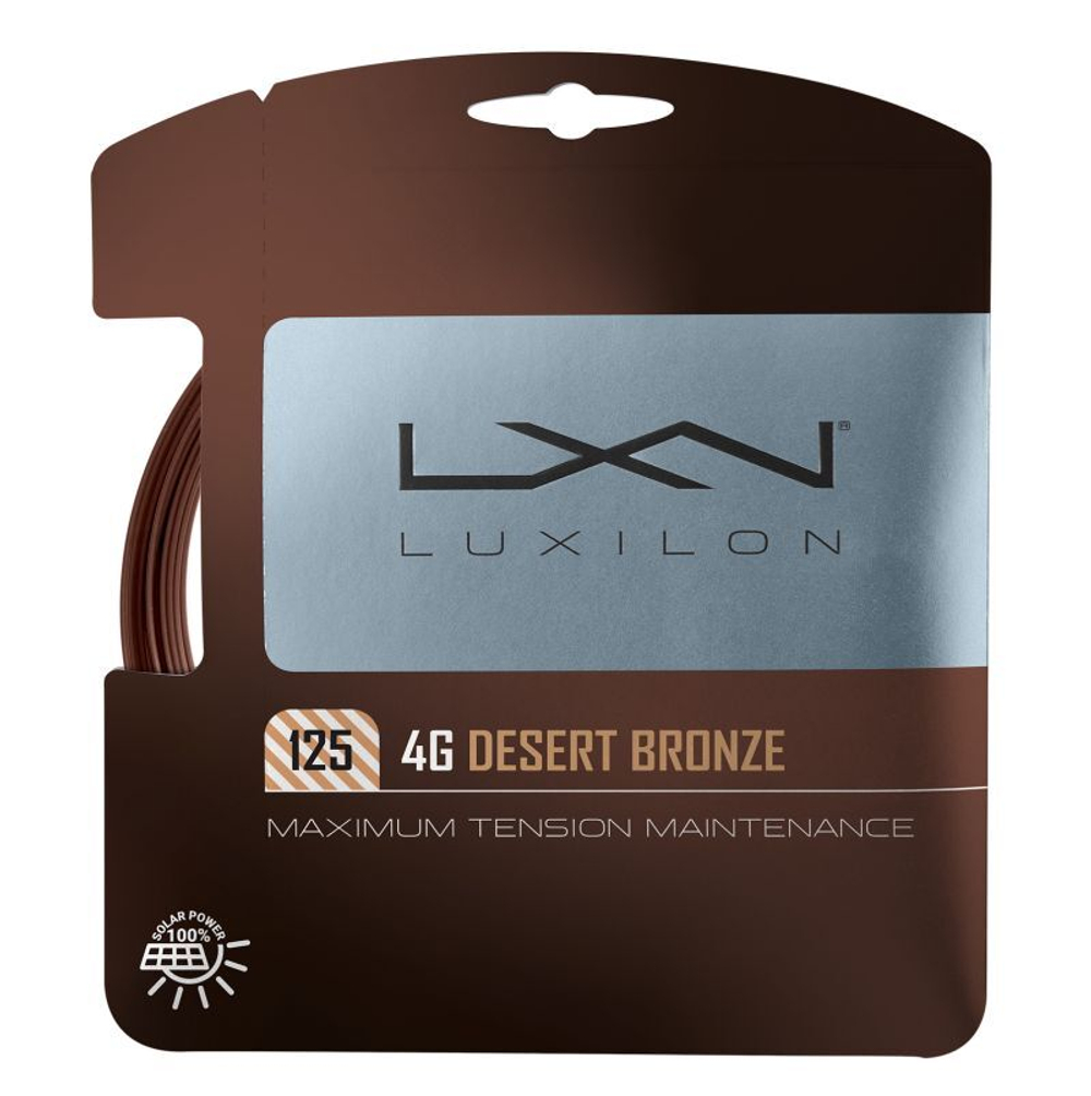 Струны теннисные Luxilon 4G 125 (12,2 m) - desert bronze