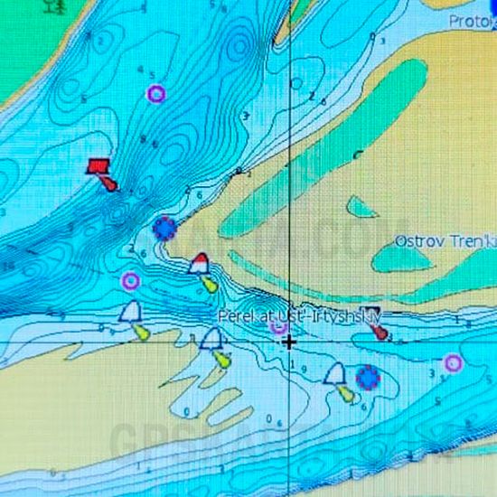 C-MAP Россия Сибирь р. Обь Нижневартовск - Сургут - Ханты-Мансийск для Lowrance / Simrad / B&G MAX-N+ RS-Y512