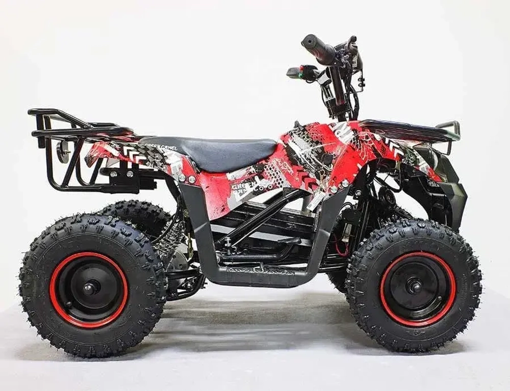 Электроквадроцикл Green Camel Гоби K45 (36V 800W R6 Цепь) быстросъем, ножной тормоз