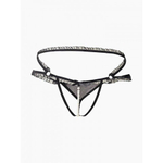 Трусики с доступом, рюшами и жемчужной нитью (Easy to love) (XS/S (40-42))