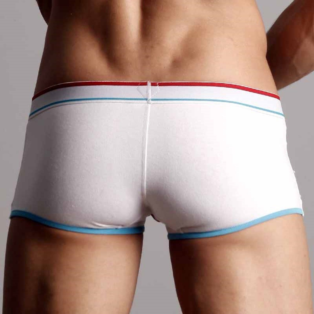 Белые трусы-хипсы с контрастной отделкой Movere (Размер: M) (Цвет: белый)