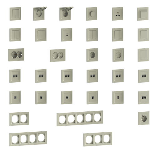 Рамка 5-я, Wave шампань, серия A07