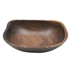 Салатник 1500 мл 26*25*7,5 см прямоуг. African Wood пластик меламин P.L. Proff Cuisine