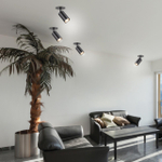 370416 SPOT NT19 123 черный Встраиваемый светильник IP20 GU10 50W 220V PIPE