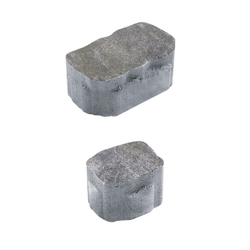 Тротуарная плитка Арена - Искусственный камень Габбро, комплект из 2 видов плит