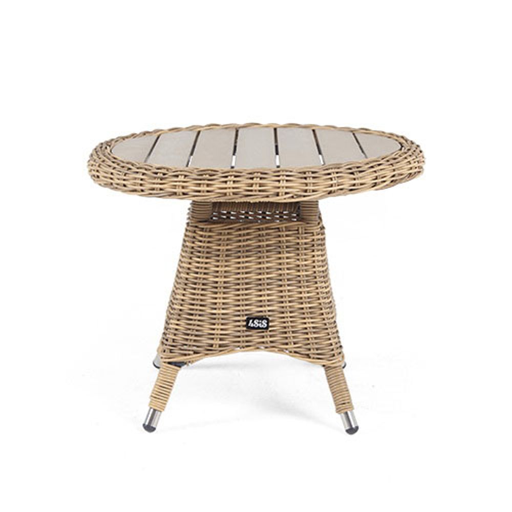 "Равенна" кофейный стол из искусственного ротанга, цвет соломенный