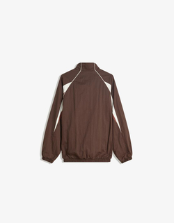 BERSHKA Легкая спортивная куртка, коричневый