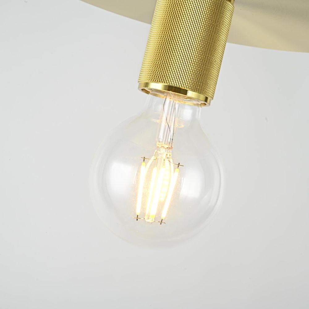 Подвесной светильник RH Utilitaire Disk Shade Pendant Brass