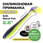 Силиконовая приманка S.W. Worm Fat 2.8" (6шт/уп)