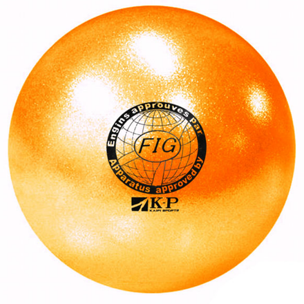 Мяч для х/гимнастики FIG 15 см глиттер