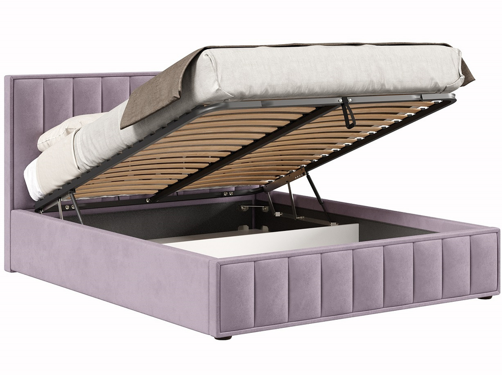 Кровать с подъёмным механизмом 1600 Анкона, лаванда