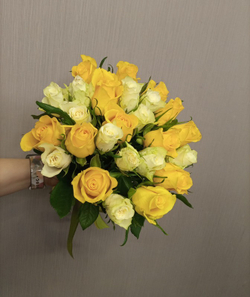 Букет роз Солнечный микс
