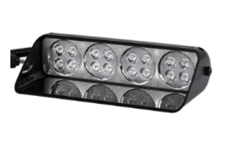 Мигалка-планка-стробоскоп Красно-Синяя 12-24V  4LED (185*95*45) 6W #S24-RB (1шт)