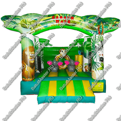 Коммерческий надувной батут "Национальный парк" 4*4*3 м