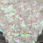 Хлопья белый хамелеон MixSomi-16 для дизайна ногтей, маникюра, бодиарта, макияжа...