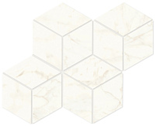 Мозаика/Керамогранит ATLAS CONCORDE MARVEL SHINE Calacatta Delicato Mosaico Esagono Polished 30,5x35,2 A42K