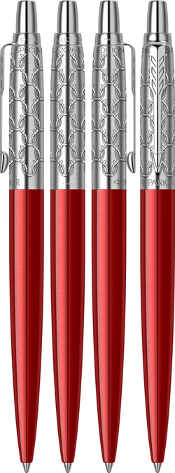 Шариковая ручка Parker Jotter Horse Special Editionl, Red CT, стержень: M, цвет чернил : blue в подарочной коробке