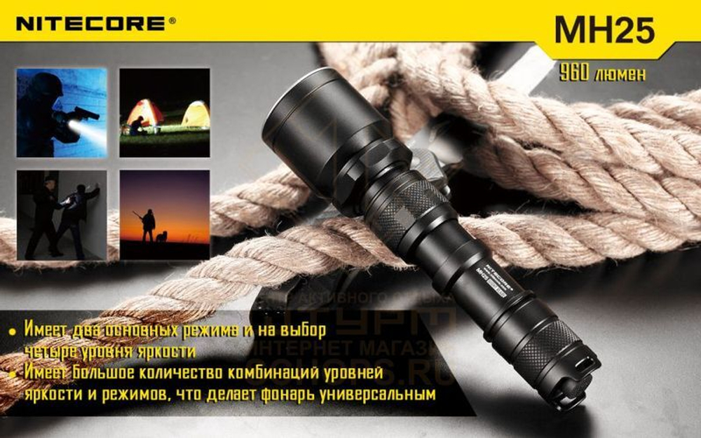 Фонарь Nitecore MH25