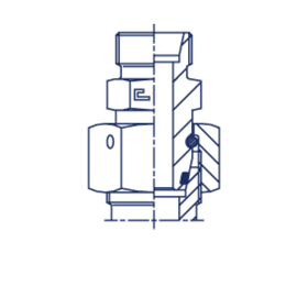Соединение PNF DS10 36х2 (корпус)
