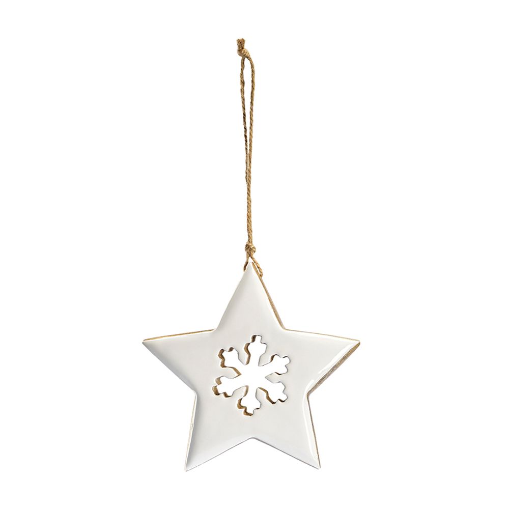 Набор елочных украшений Winter stars из коллекции New Year Essential, 3 шт.