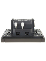 FORTE&PIANO Выключатель 1-клавишный перекрестный 10А FP312 серый IEK