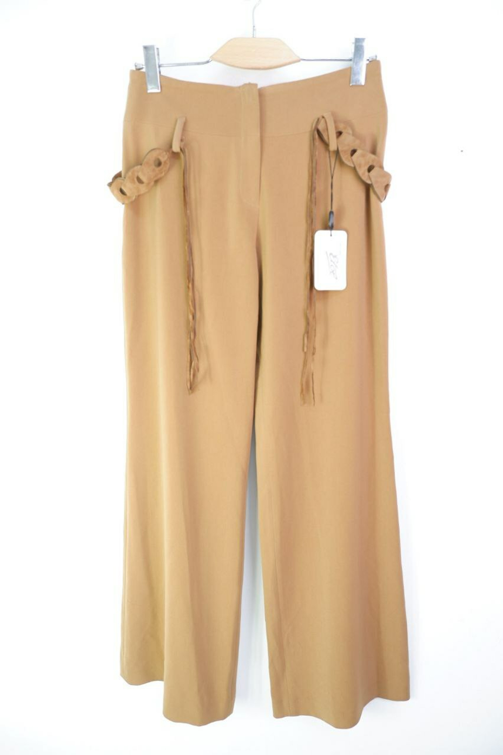 Брюки Etol песочные с поясом 48 размер, новые