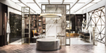 Верхний душ Gessi Venti20, настенный, Ø300 мм, цвет Finox Brushed Nickel