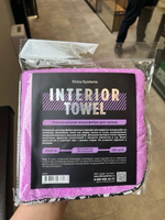 Shine Systems Interior Towel - универсальная микрофибра для салона 40*40см, 400 гр/м2