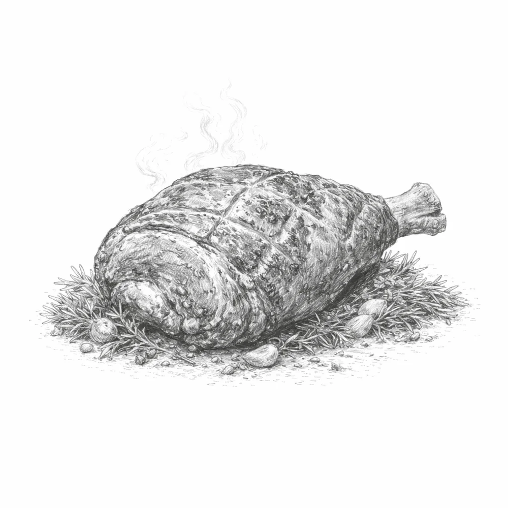 Окорок дикого кабанчика