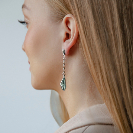 Серьги Ciclon LAGUNA NEGRA CELESTE A241605-36