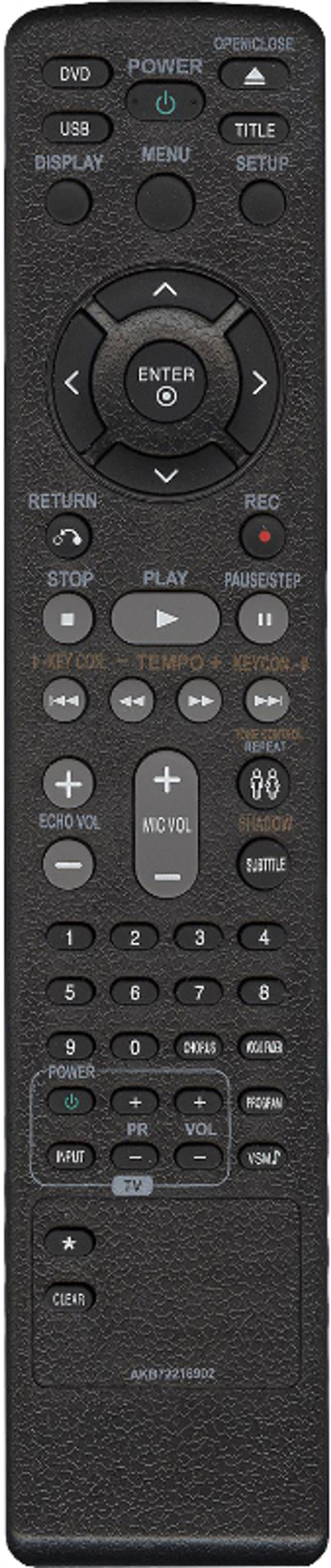 Пульт для LG AKB72216902 DKS9000 HLG394
