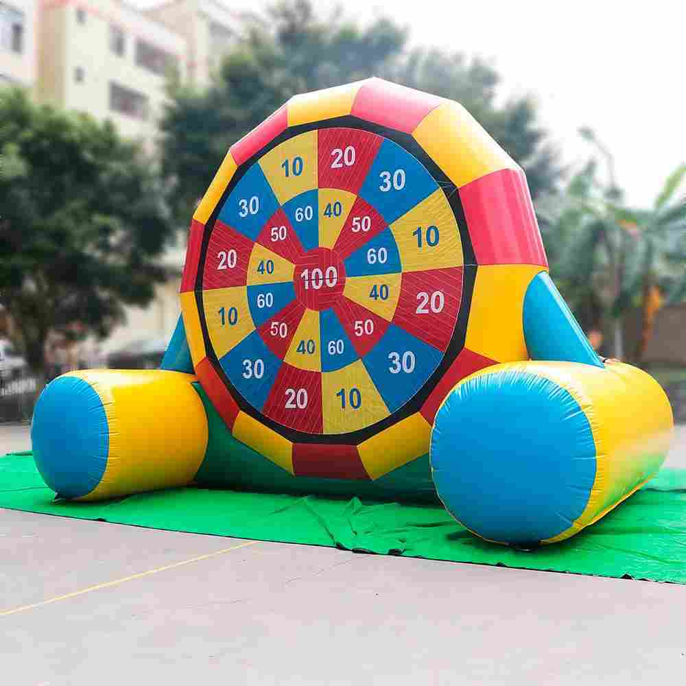 Надувной герметичный дартс «Бей без промаха», диаметр 5 м, размер 5×3×4 м