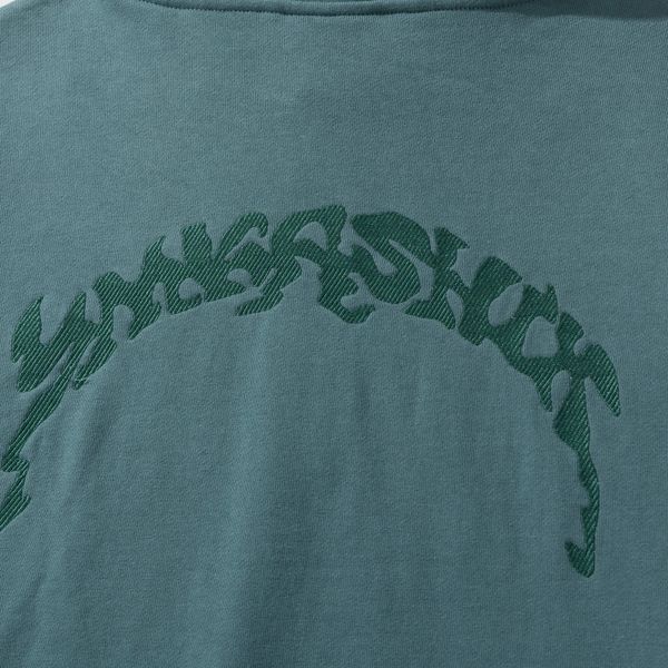 Худи PUFF Half Zip Серо-Зеленый - фото 4